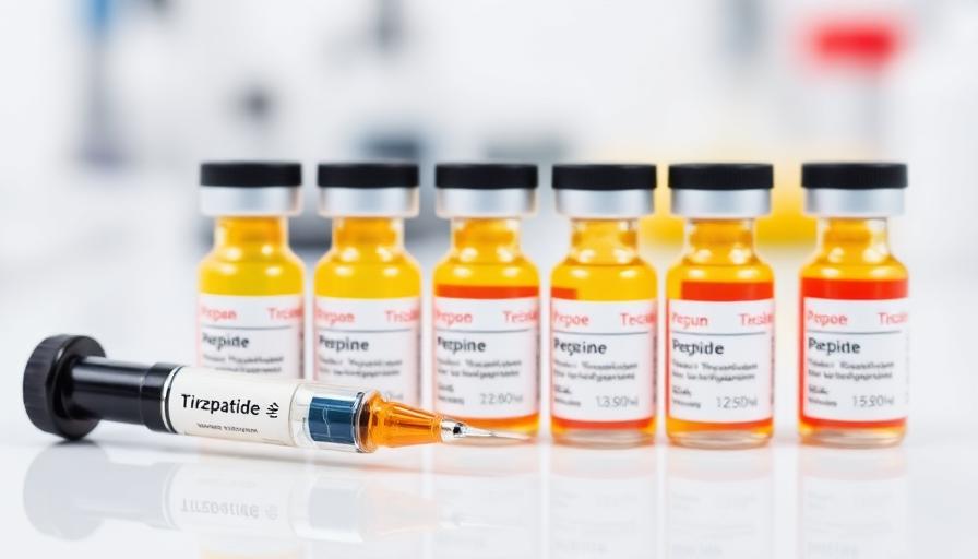 Tirzepatide dual agonist GLP-1 peptide testing with HPLC purity analysis